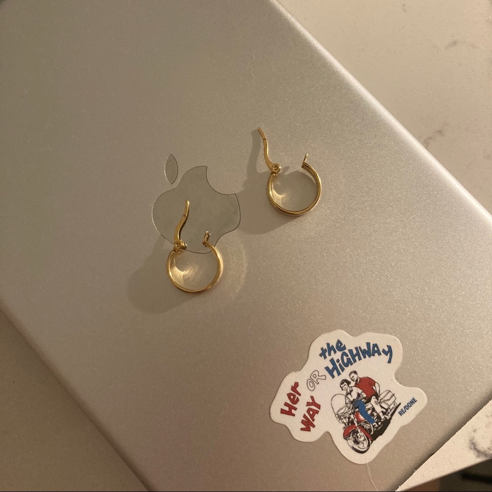 Gold Hoops - Picture 6 of 14